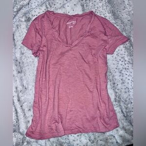 Universal Thread - Pink V Neck Shirt - Size Large